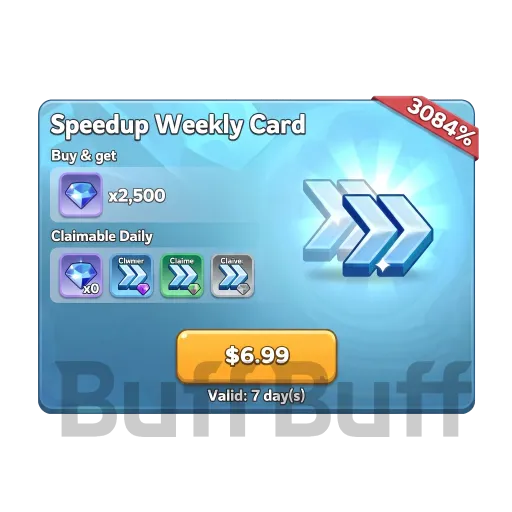 Speedup Weekly Pass